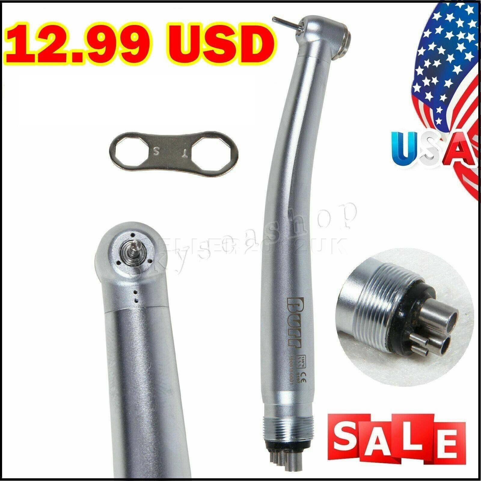 NSK PANA MAX Style Dental High Speed Handpiece Push Button 4Hole Clean Head BURR