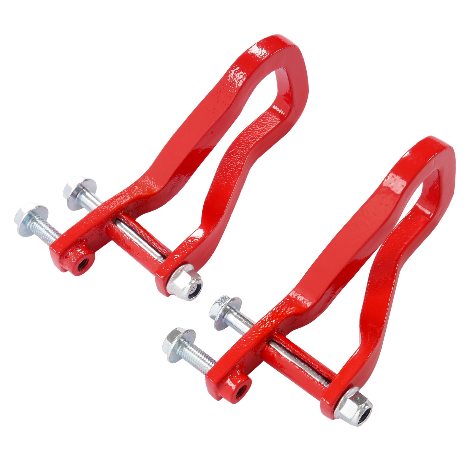 Red Front Tow Recovery Hooks w/ Bolts For GMC Sierra 1500 2019-2025 #84280203