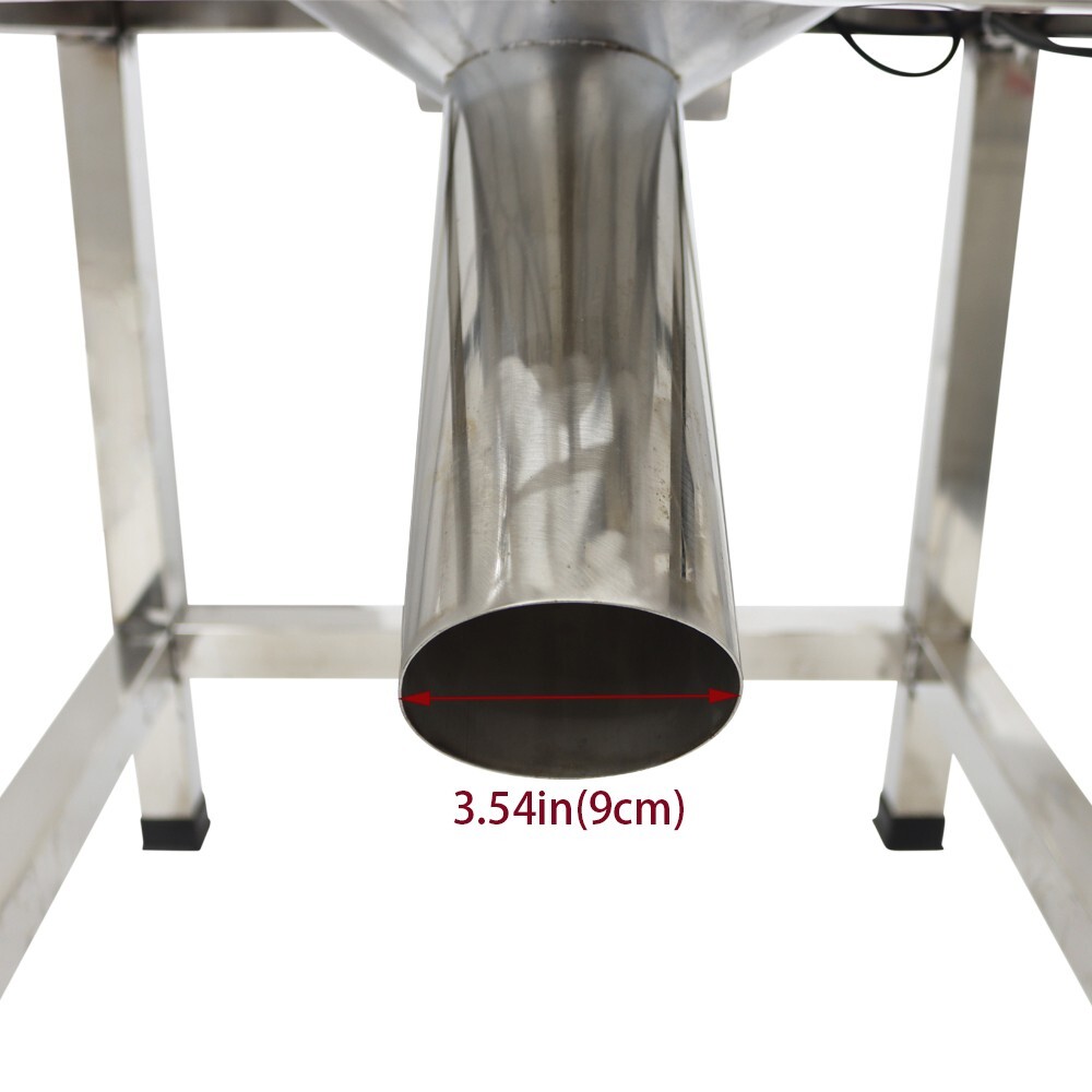 19.6in Electric Sieve Industrial Vibrating Screen Stainless Shaker 40 , 100 Mesh