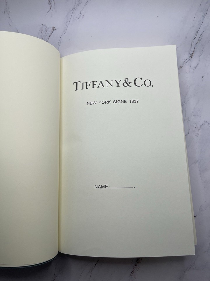 TIFFANY & Co Blue Suede NOTEBOOK & PEN Gift SET ~ Journal Diary Health Planner