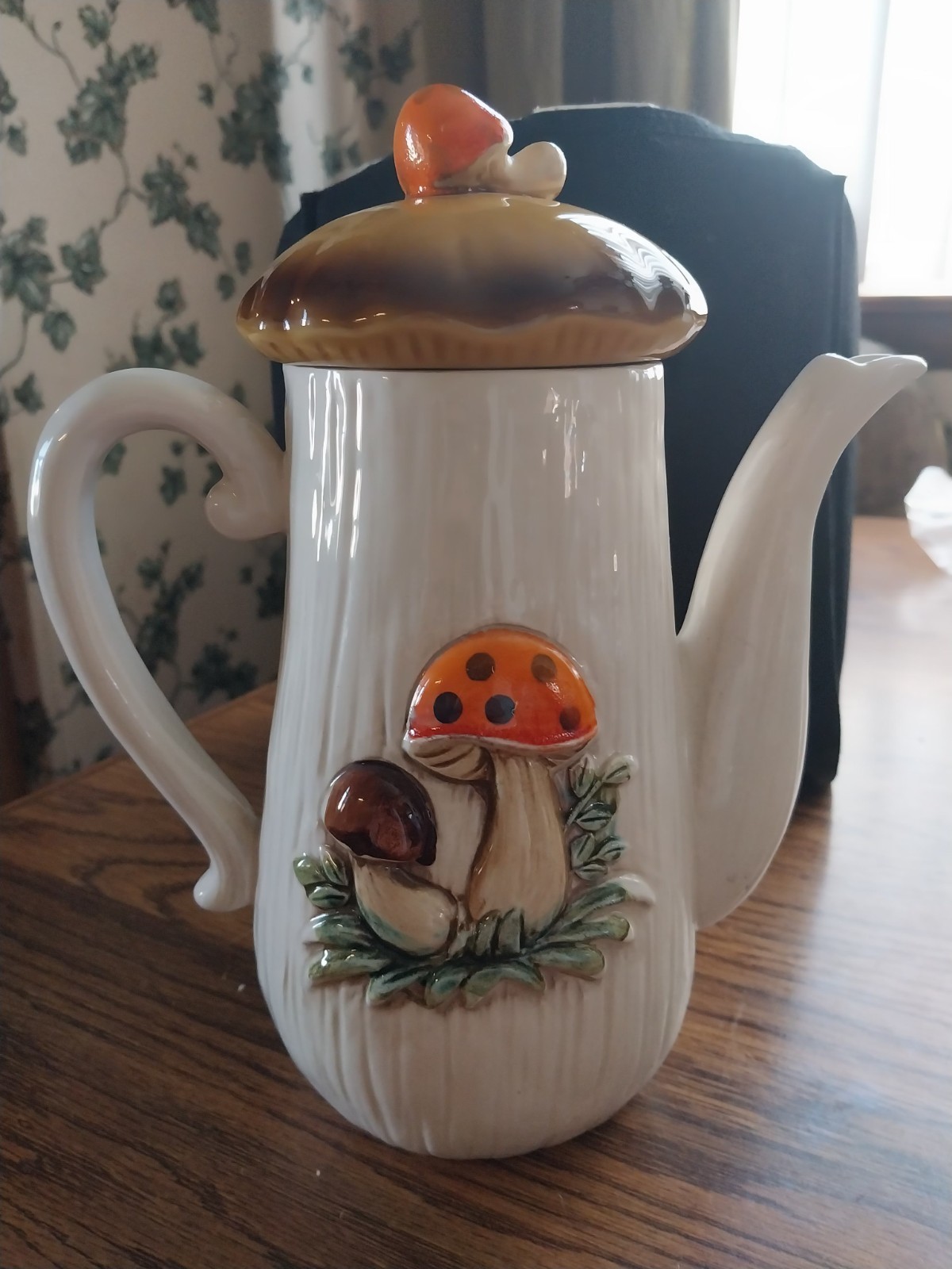 Vtg Merry Mushroom Teapot Sears RARE 8” - EXC. COND