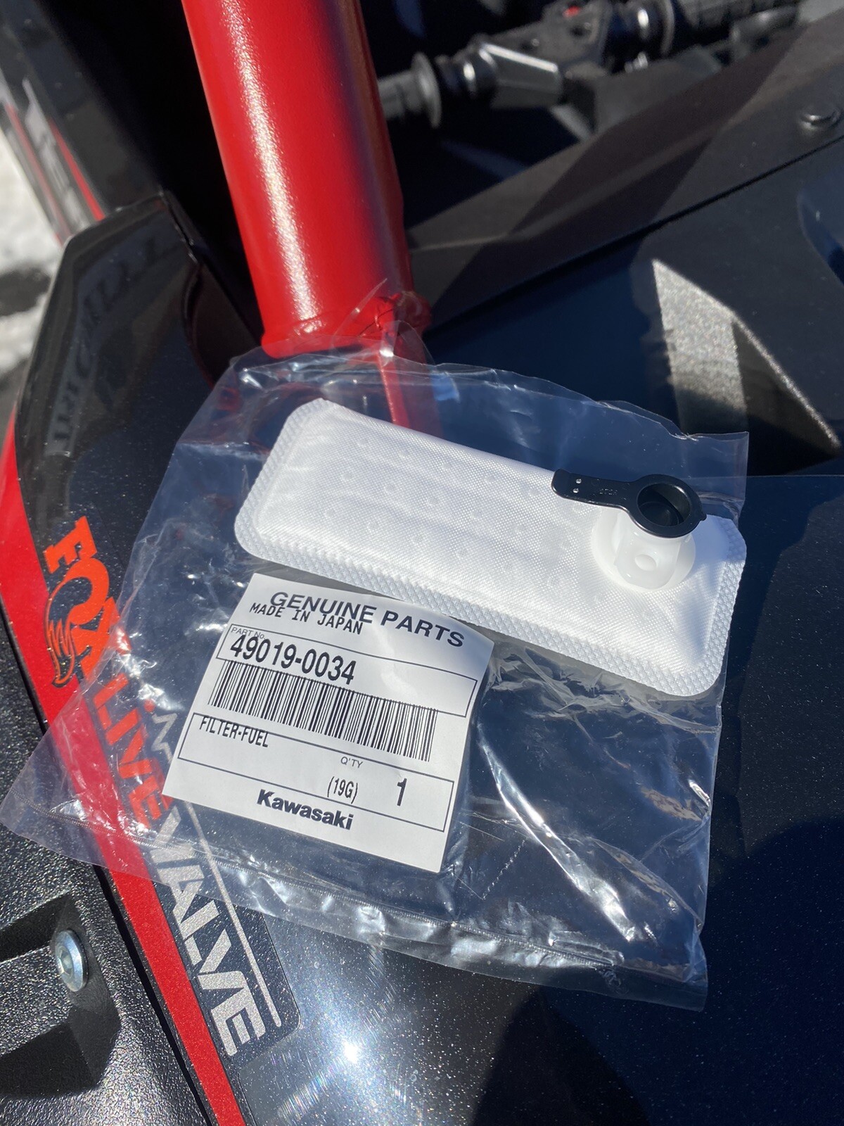 2020-2023 Genuine Kawasaki Teryx KRX 1000 Fuel Filter Assembly 49019-0034 OEM