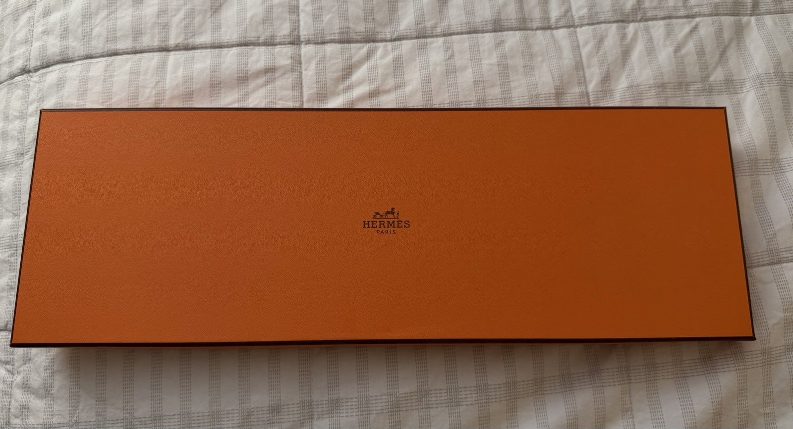 Hermès Paris Burgundy H Pattern Silk Tie