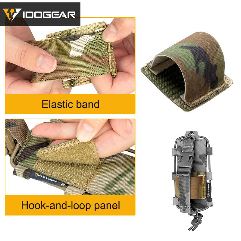 IDOGEAR Tactical Radio Pouch MOLLE Walkie Talkie BAOFENG POFUNG UV5R UV82 Pouch
