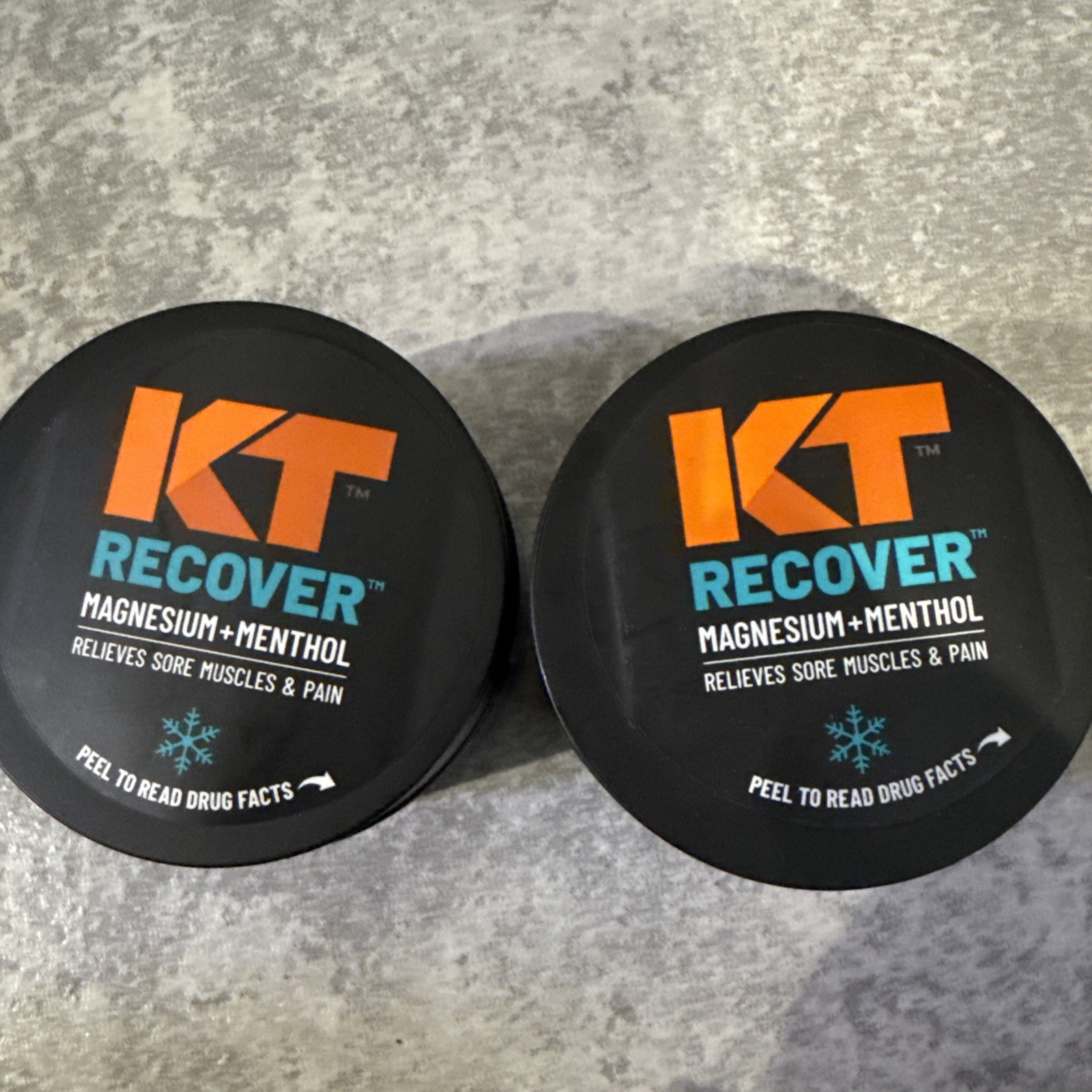 KT Health, Magnesium Cream, Recover - Cools and Relieves Muscles 4 Oz Lot Of 2