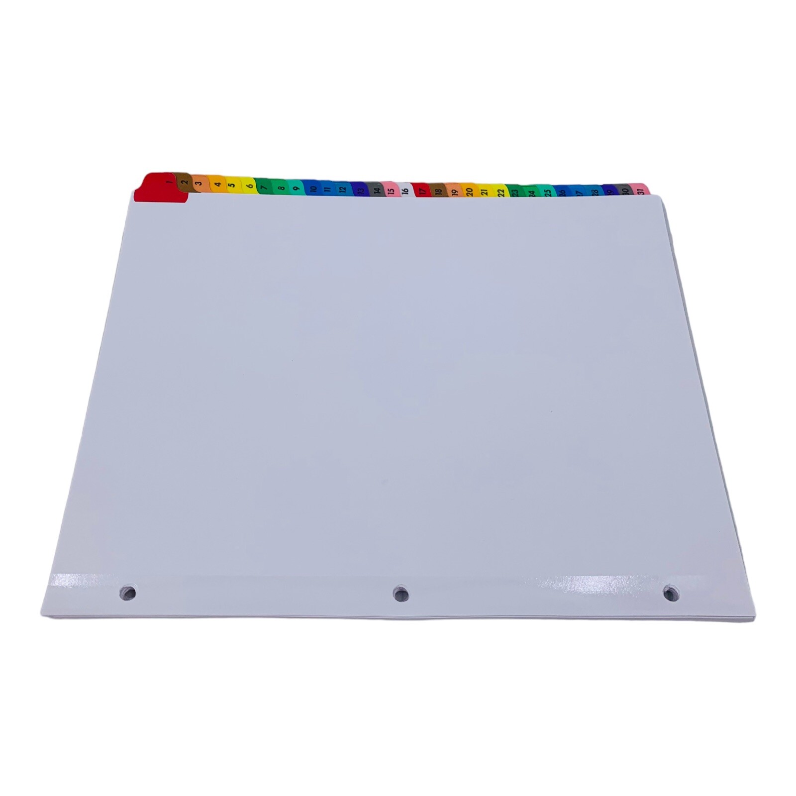 Universal Table of Contents Dividers 31 Tab 3 Hole Punched Letter Size