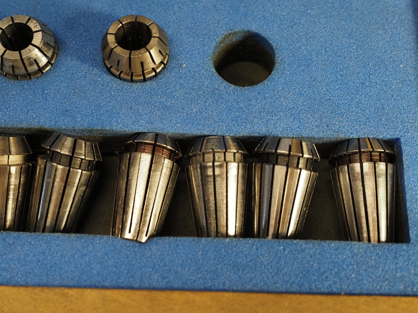 ER16 collet set with ETM box and wrench