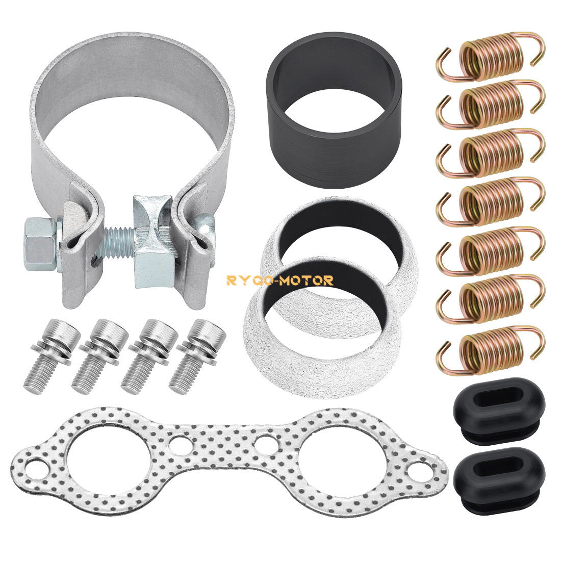 Exhaust Muffler Gasket Seal Spring Kit for Polaris RZR 800 2008-2011 7081382