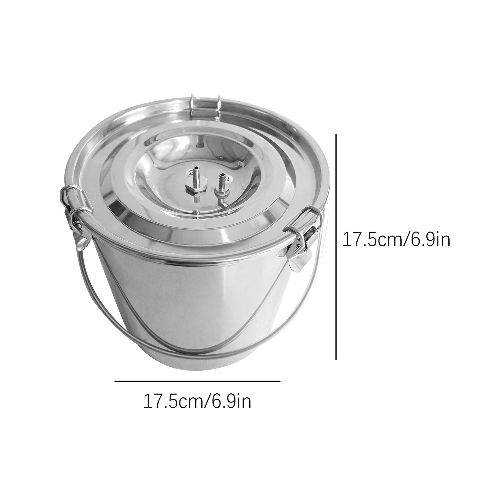 3L Portable Electric DualHead Sheep Goat Milking Machine Cow Milker Vacuum Pump