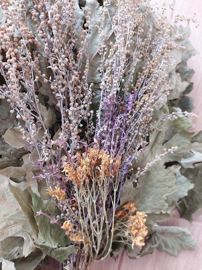 12st Oak canadian brooms+herbs sauna banya venik whisks Eiche 2025 Ukrainian fre