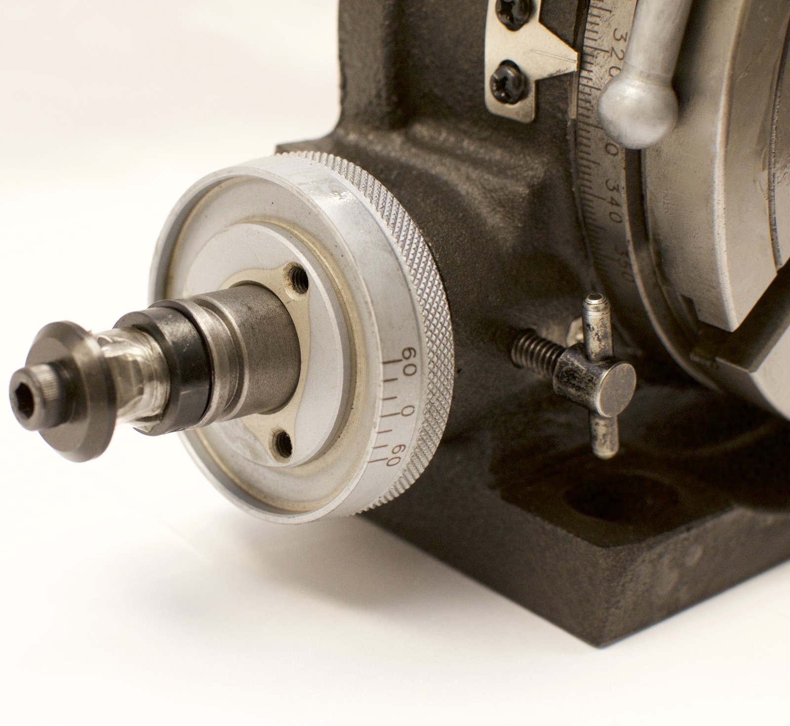 VERTEX HV-6 (4-Slot) 6" Horizontal/Vertical Rotary Table with 4-Slot Face Plate