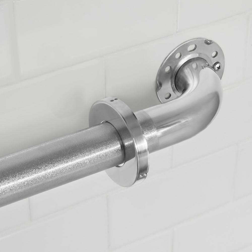 24 In. Grab Bar Combo in Polished Stainless Steel (3-Pack)