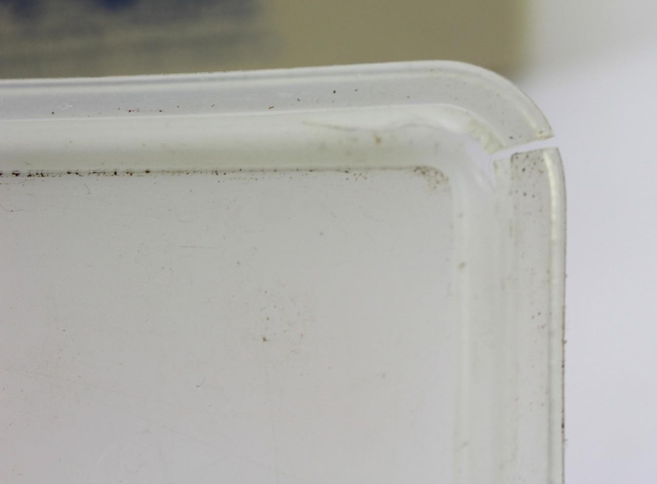 Vintage Deters Dairy Ice Cream Plastic Container ~ Quincy, IL ~ Eagle USA Made