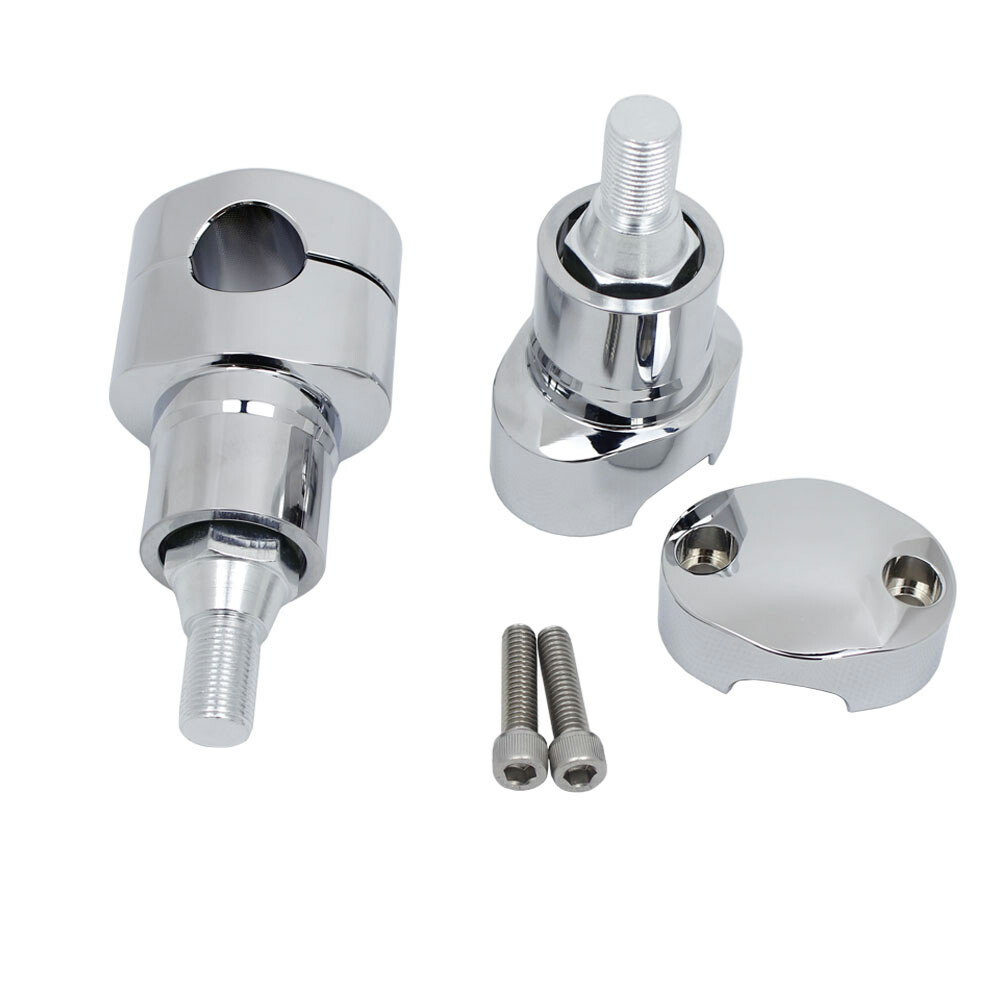 3" OEM Style Risers Kit for Harley Springer Softail FXSTSB with 1.0" Bar Chrome