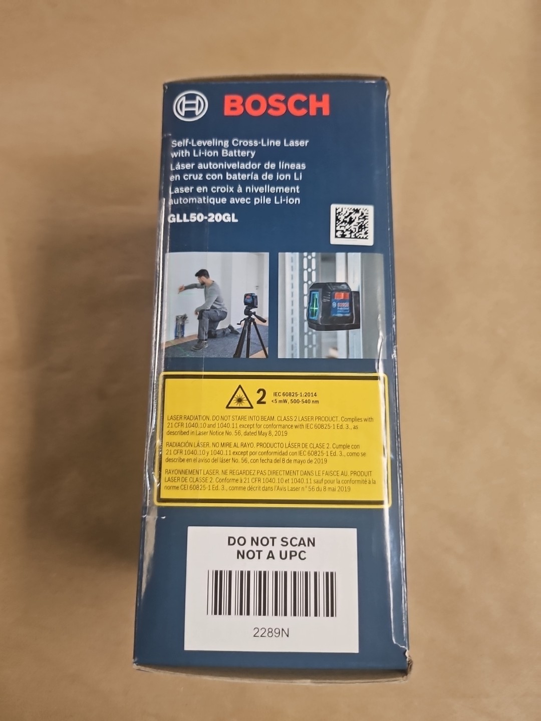 Bosch GLL50-20GL Self-Leveling Cross-Line Laser w/ Li-ion Battery 🔥NEW🔥 SEALED