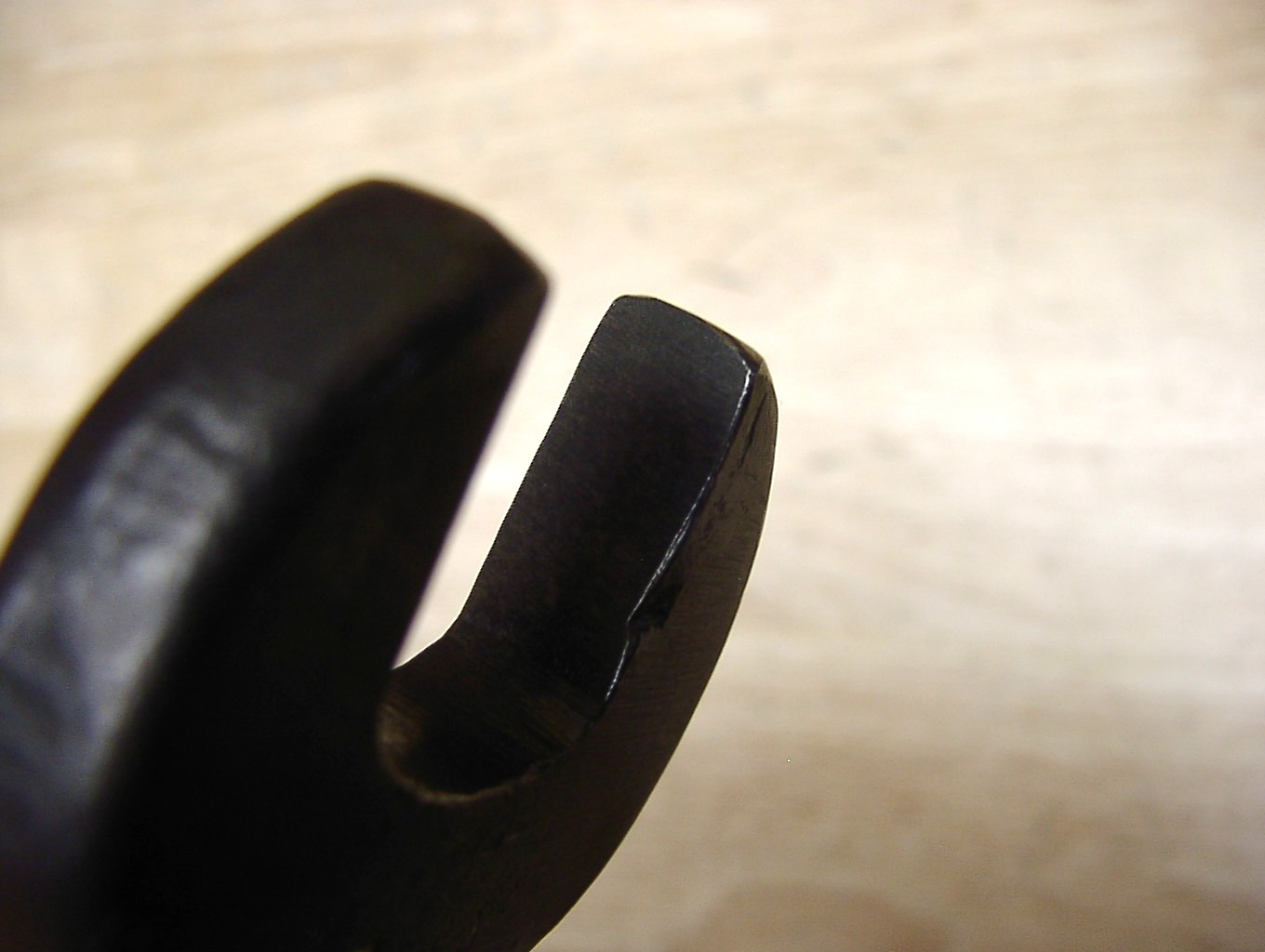 Vntg Unreadable Brand USA Spud Wrench,7/8" X 11-5/8",Iron Worker,Skyscraper,VG