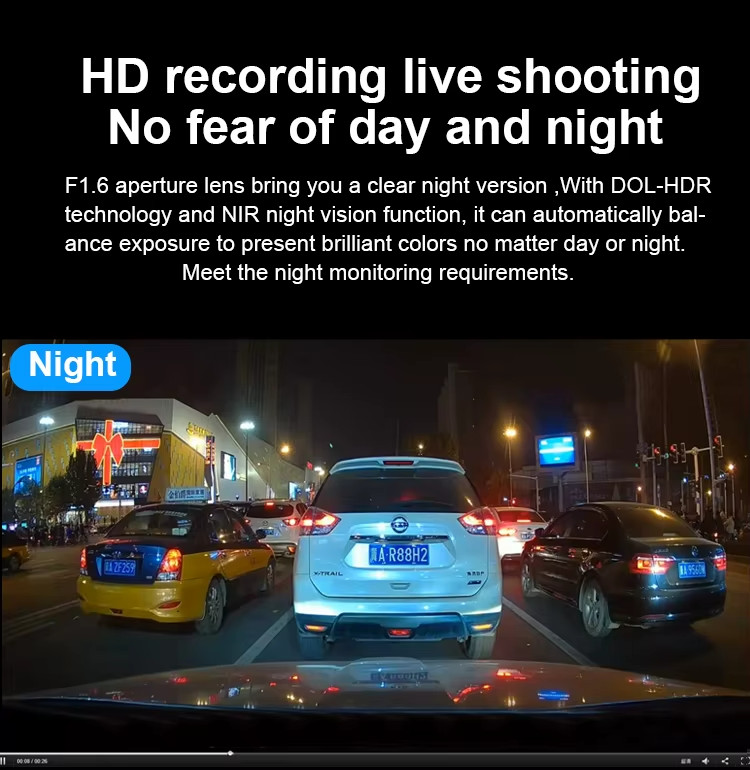 Audi OE Integrated Plug & Play 4K Dashcam Most Models 2017-2020 w/o ACC Black