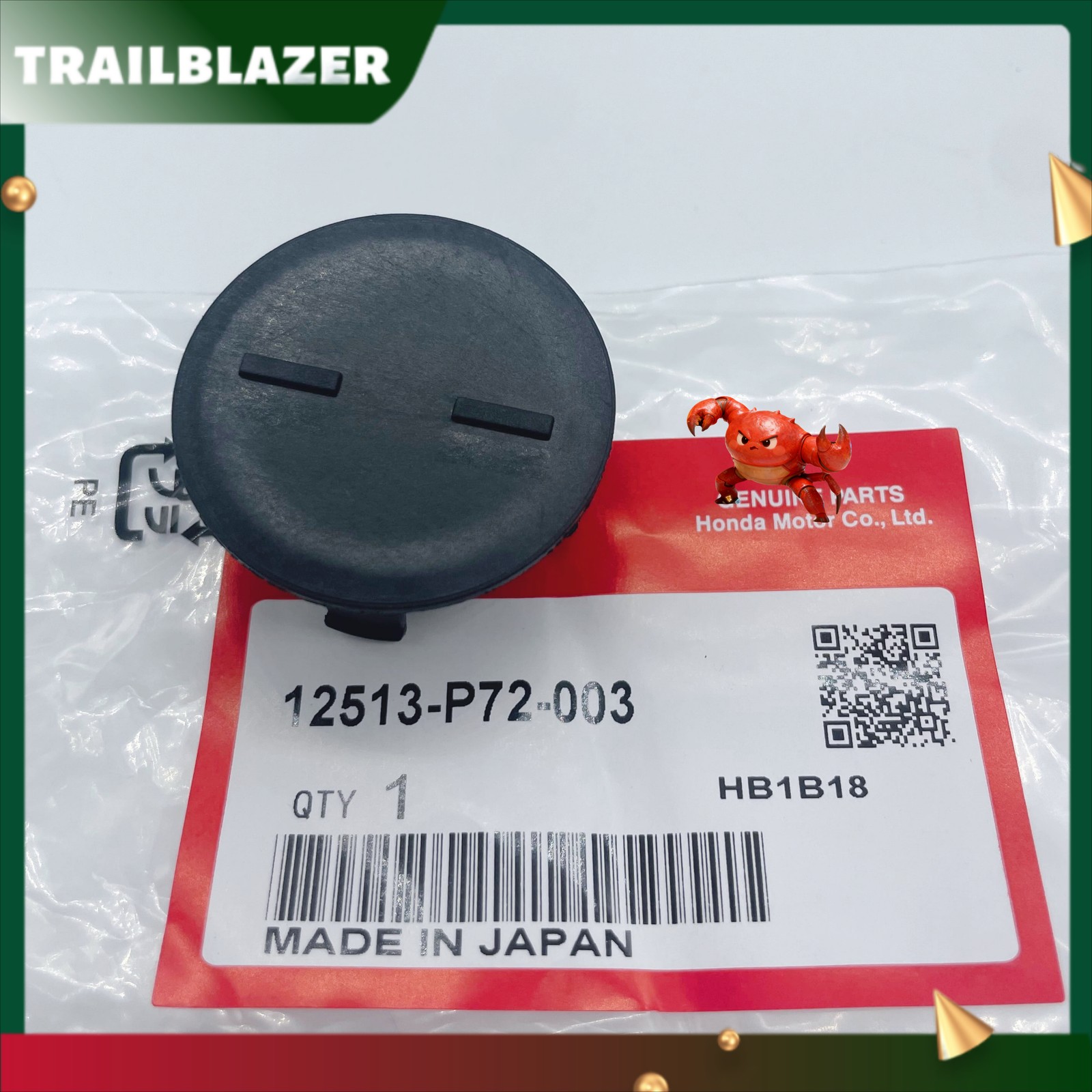 OEM Cylinder Head Plug Cap Cam Seal Timing Cover for Honda Civic 12513-P72-003