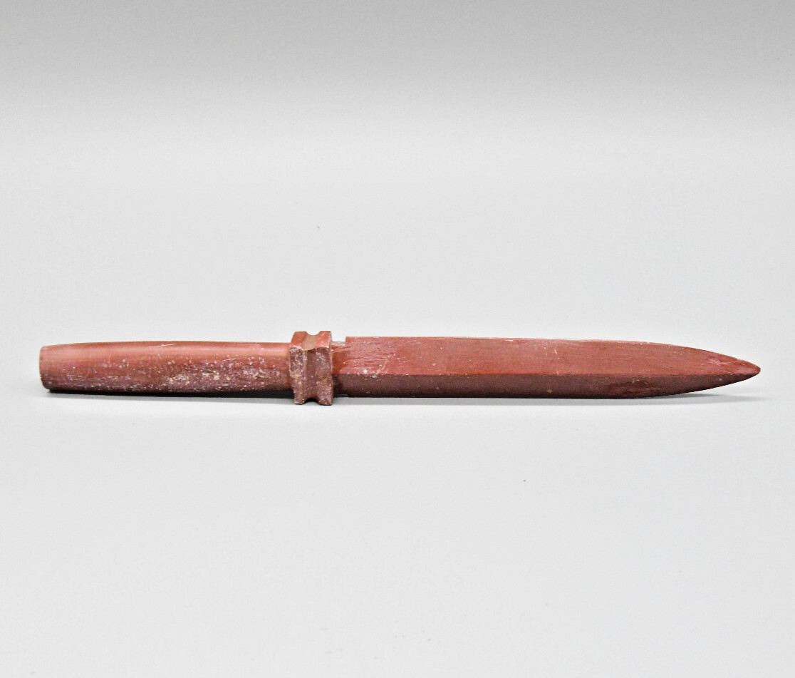 11" Catlinite Stone Dagger Knife Sioux Lakota Native American