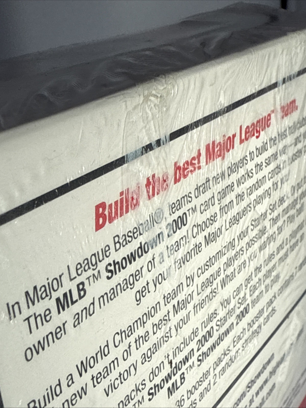 MLB SHOWDOWN 2000 CCG Factory Sealed Booster Box - 36 Packs - 1st Edition