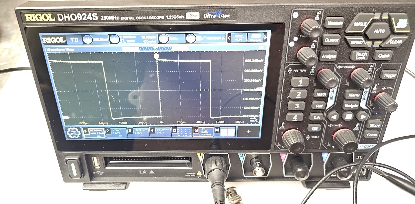 Rigol DHO924S 4-Channel Digital Oscilloscope 250MHz