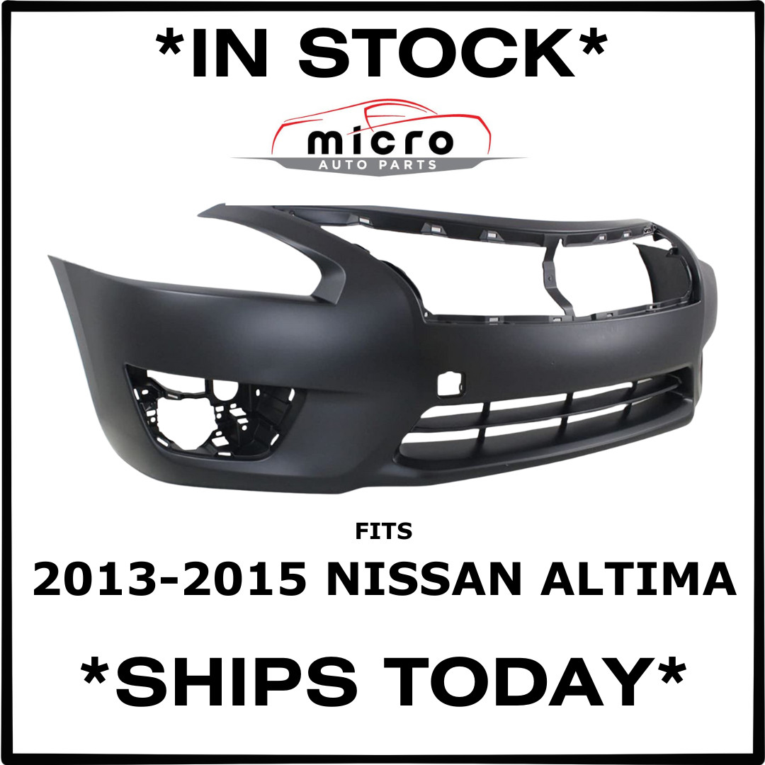 NEW PRIMED FRONT BUMPER COVER FOR 2013-2015 NISSAN ALTIMA SEDAN SHIPS TODAY