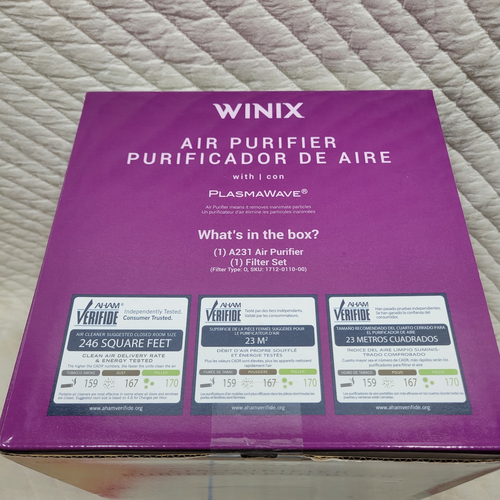 WINIX 360° All-in-One 4-Stage True HEPA Air Purifier with PlasmaWave® Technology