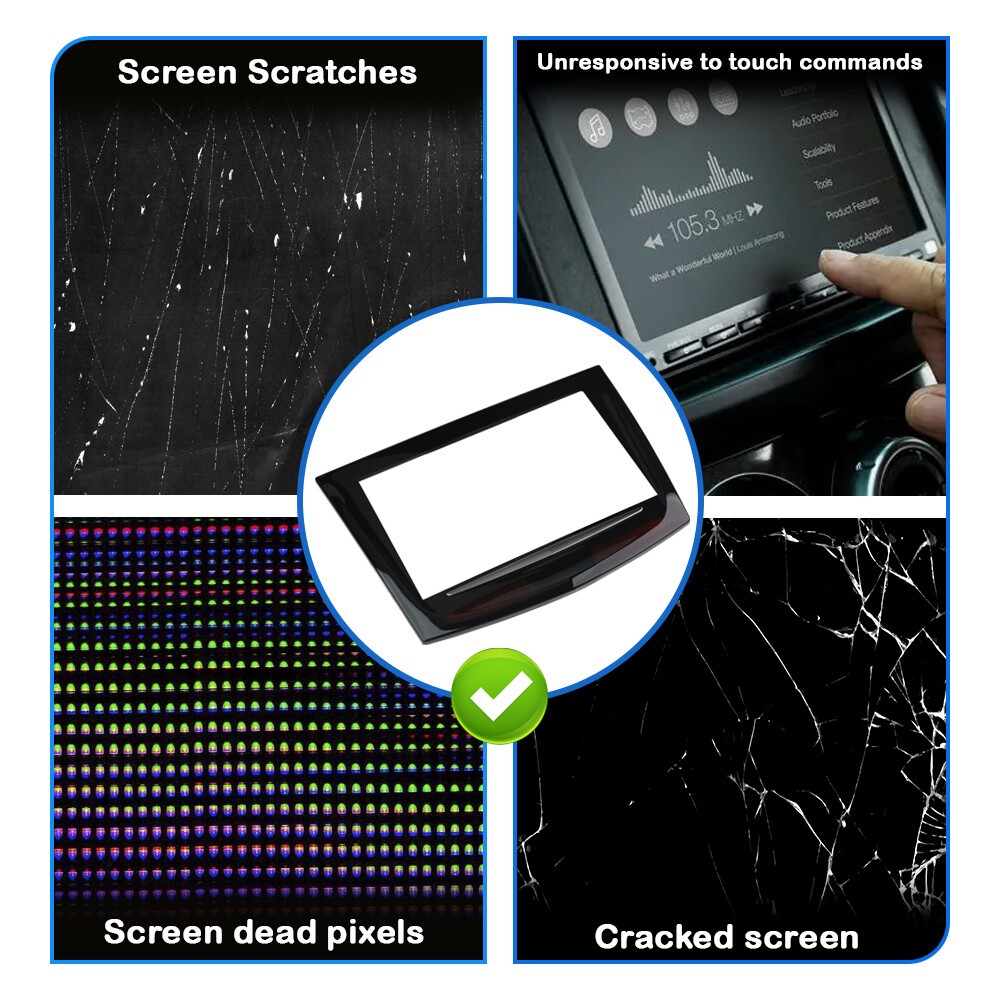 New Touch Screen Display For 2018-2020 Cadillac ATS CTS SRX XTS CUE Touch Sense