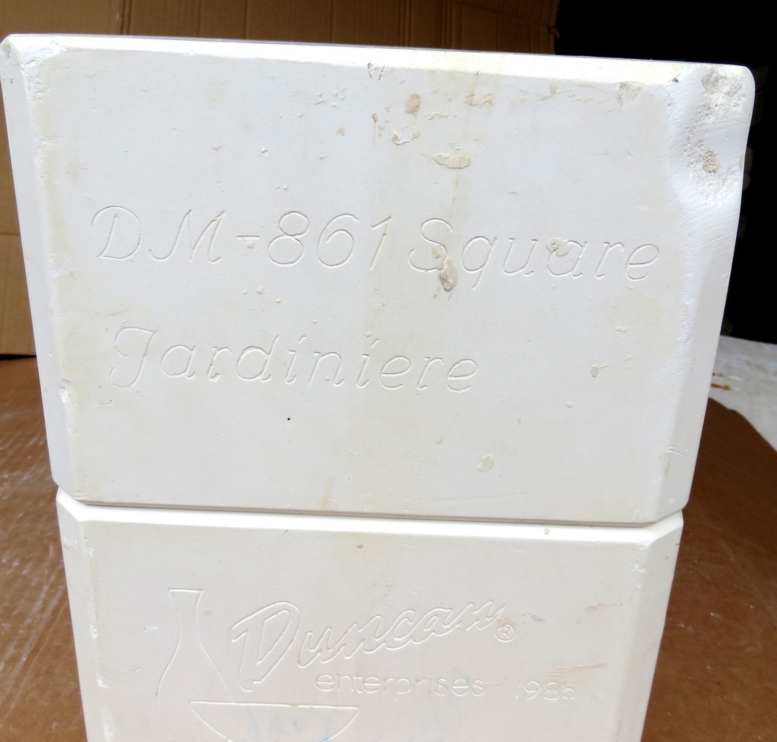 Duncan Vintage Large Square Jardiniere Slip Mold DM-861