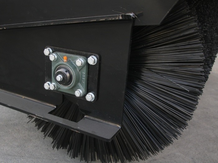 Wolverine Skid Steer Angle Broom Sweeper Heavy Duty Attachment w/Poly Brush
