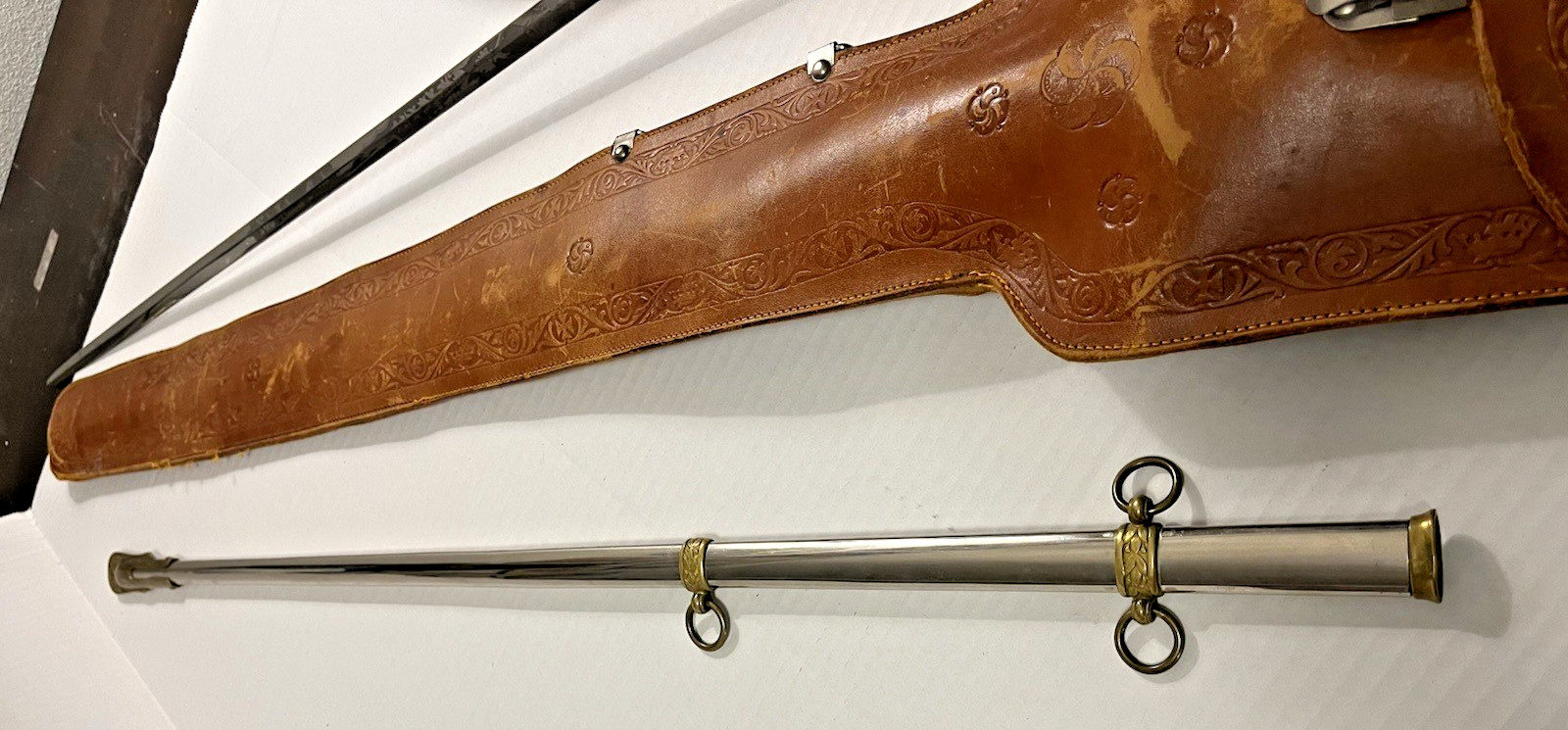 Horstmann Civil War Era Officer's Sword with Scabbard and Leather Sheath, NICE!