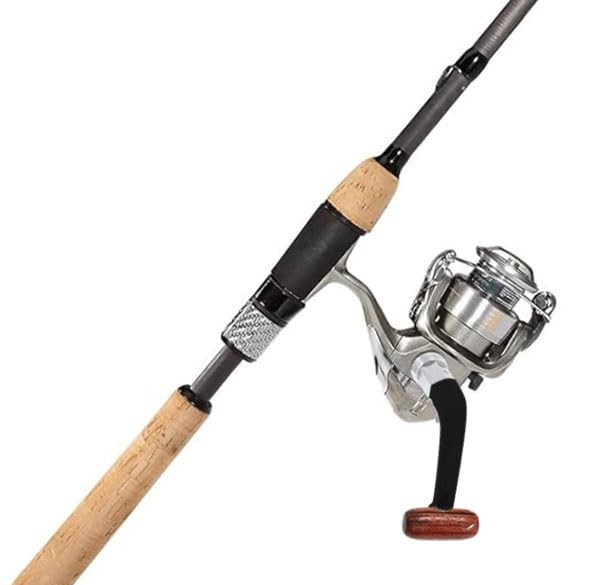 Cionyce 2 Pcs Spinning Reel Handle, Fishing Handle Small, Black