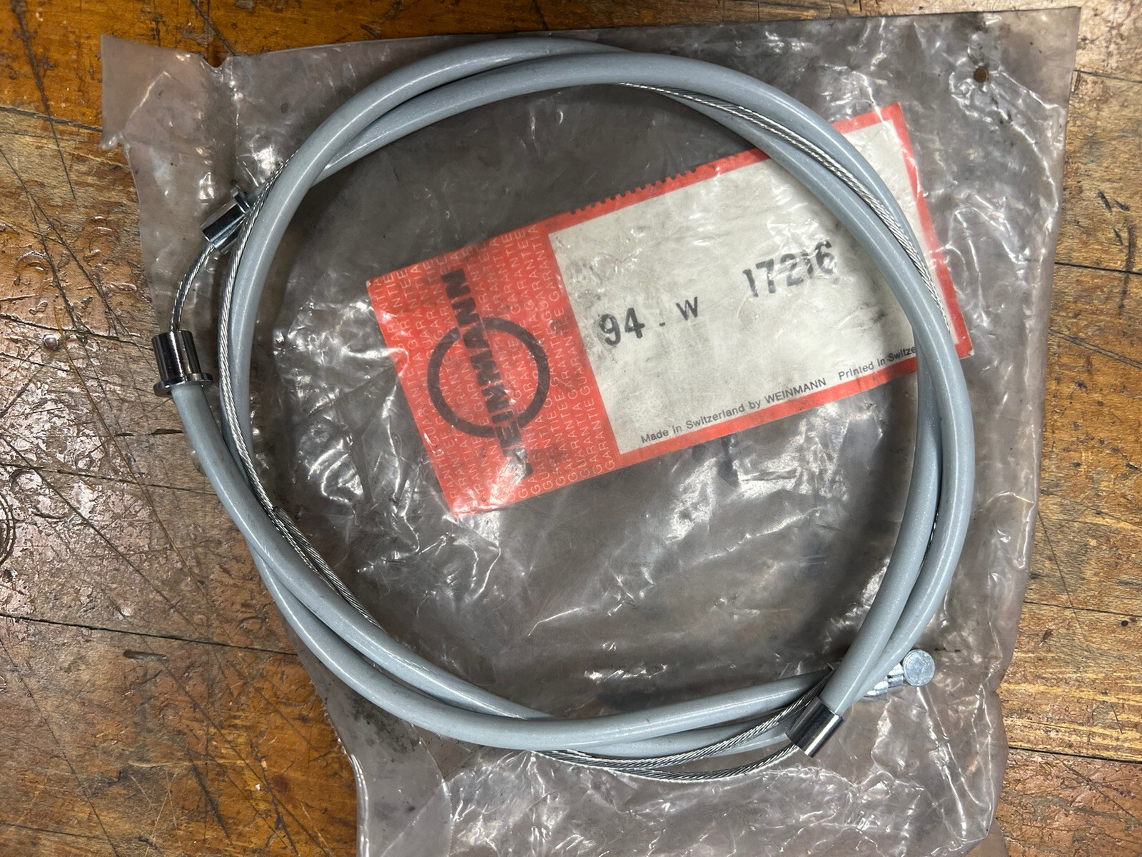 NOS~ WEINMANN Rear Brake Cable Schwinn Grey Housing Split 17216 Suburban