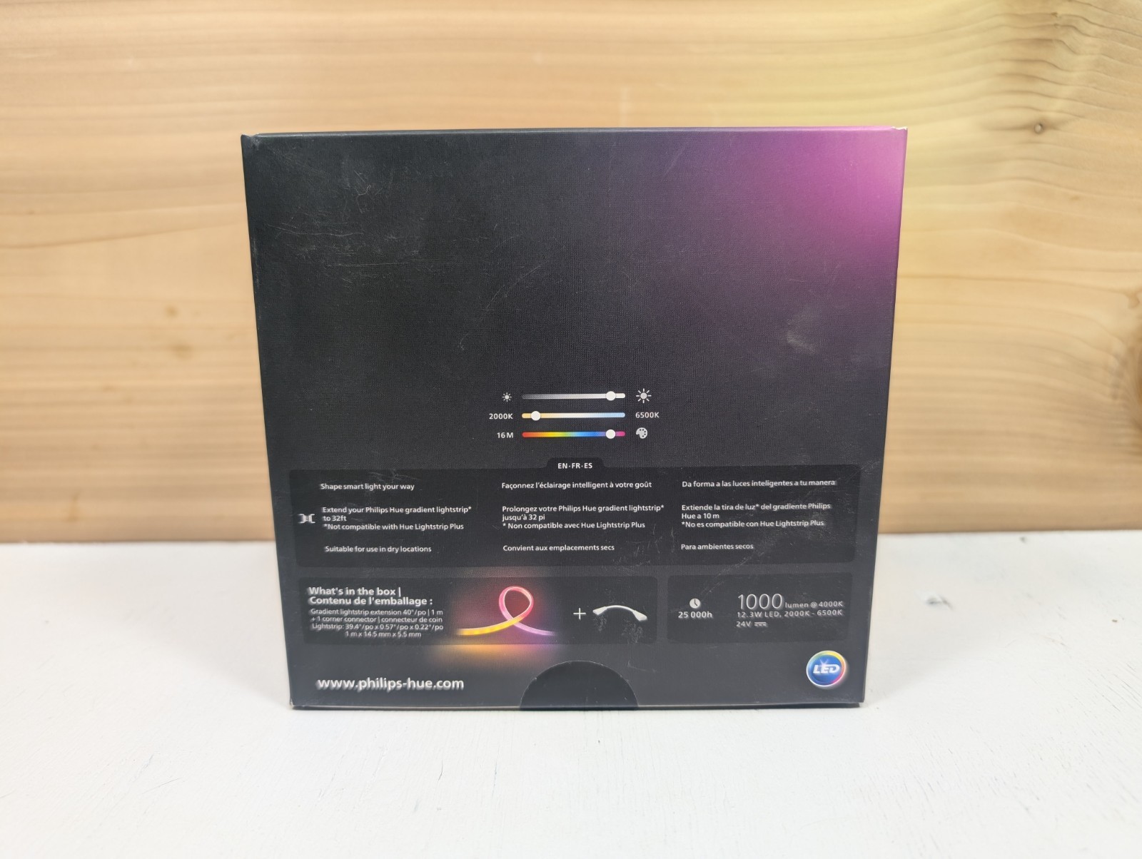 Hue Gradient Ambiance Light Strip Extension 3Ft Flexible Color Changing Led sync