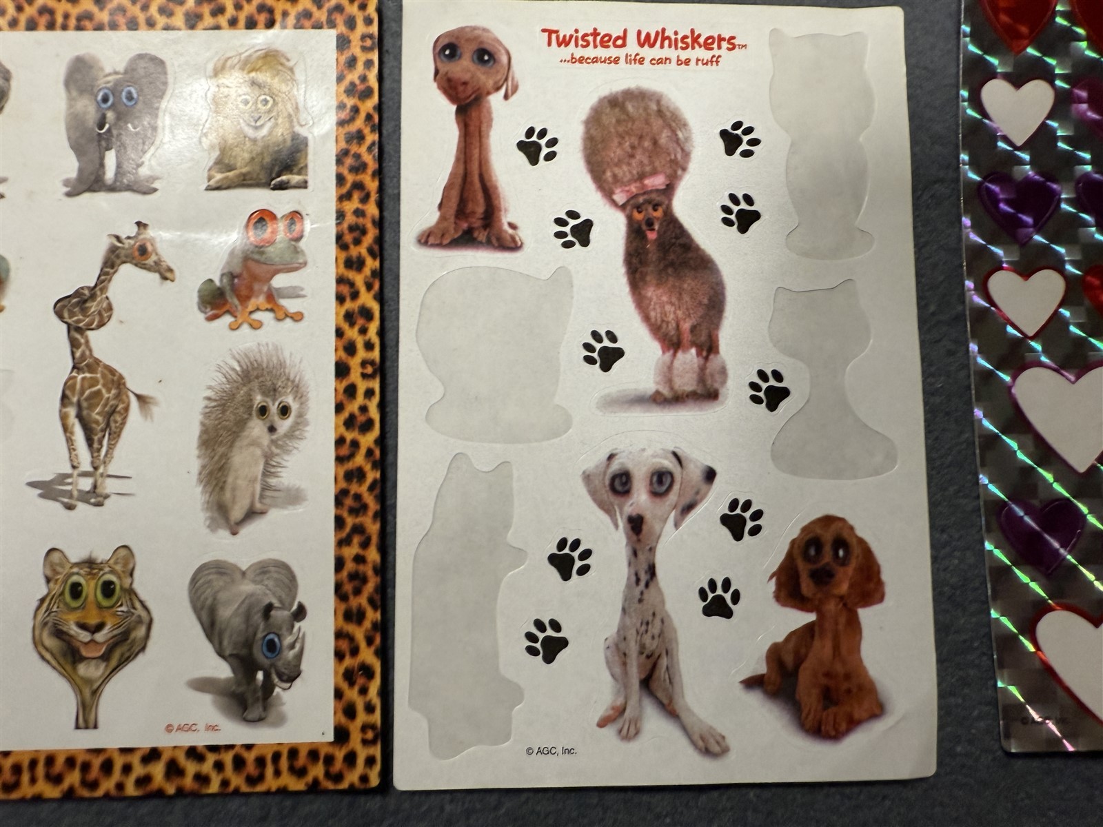 #1 VINTAGE LOT OF STICKERS 80'S 90'S STICKER SHEET LOT OF 15