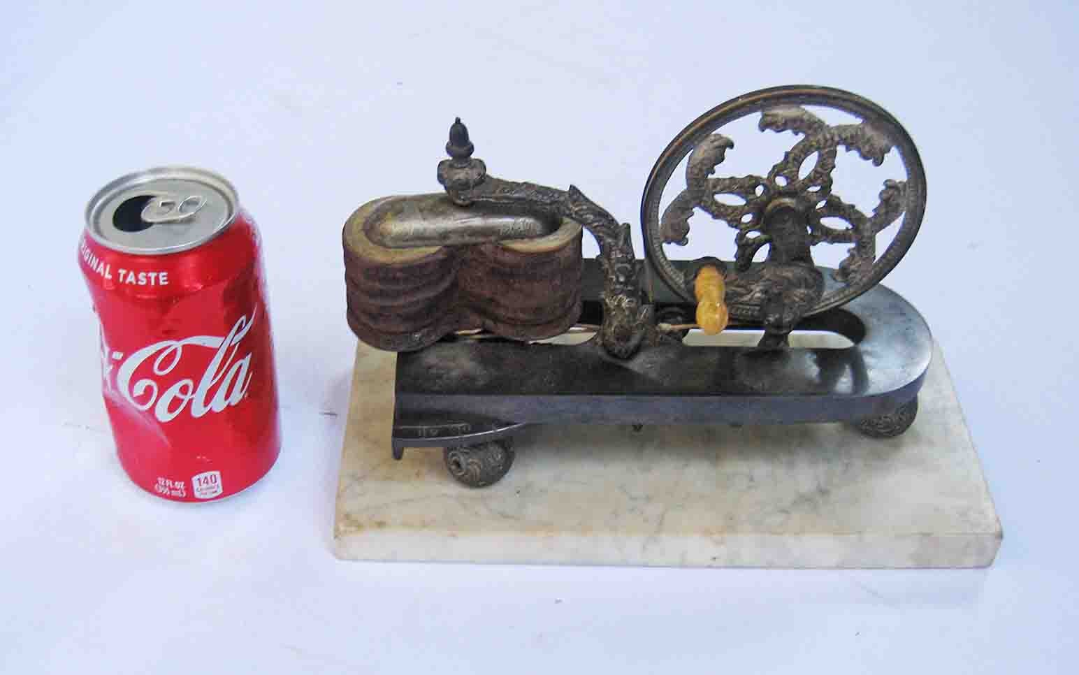 c1850 Marble Base QUACK MEDICAL Electricity GENERATOR by BOURNE & TAYLOR -LONDON