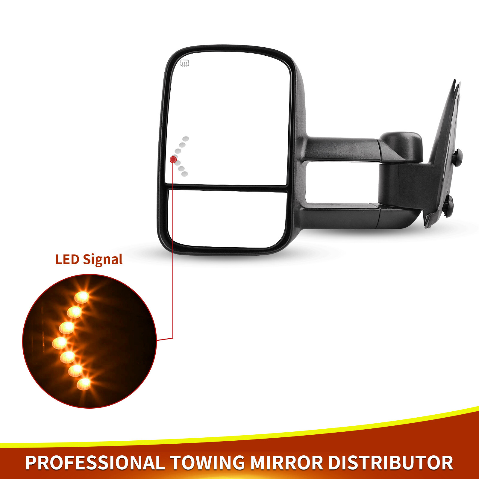 Power Heated Tow Mirrors for 2003-2006 Chevy Silverado Sierra 1500 2500HD 3500HD