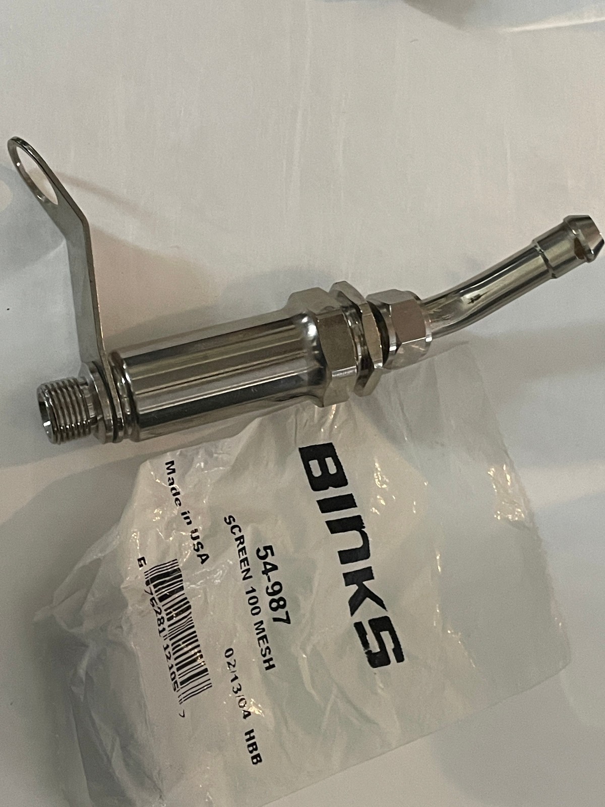 BINKS AIR SPRAY GUN MOUNTED FLUID FILTER INCLUDES 100 MESH OEM ELEMENT