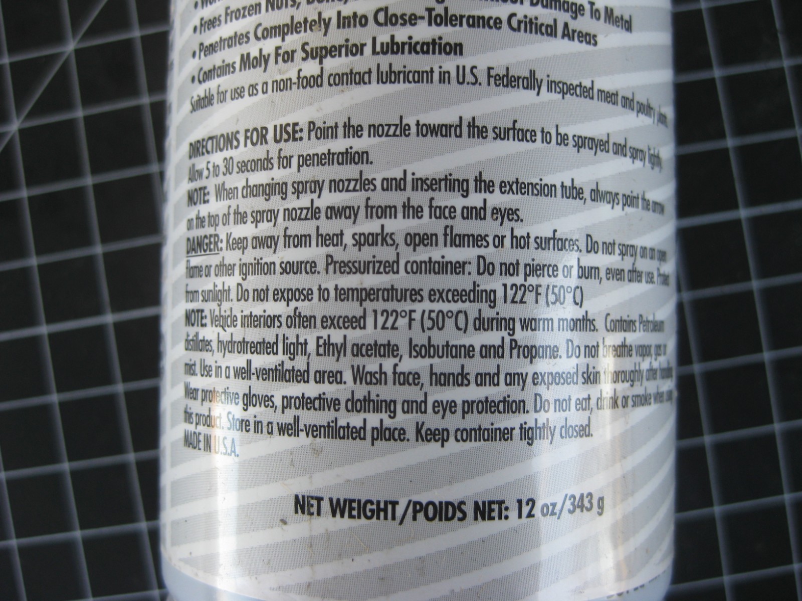 CERTIFIED FREE Penetrant & Release Agent, Three 12 oz cans