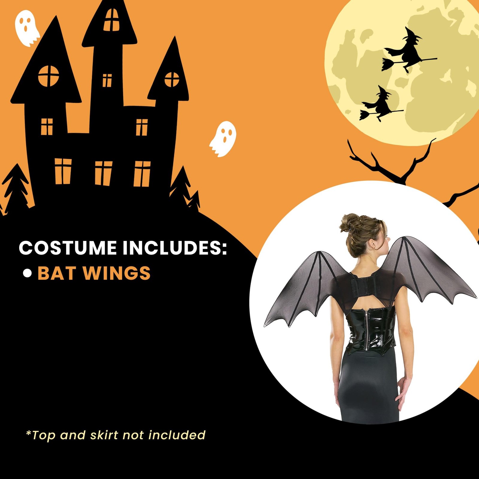 Bat Wings Adult Costume Accessory