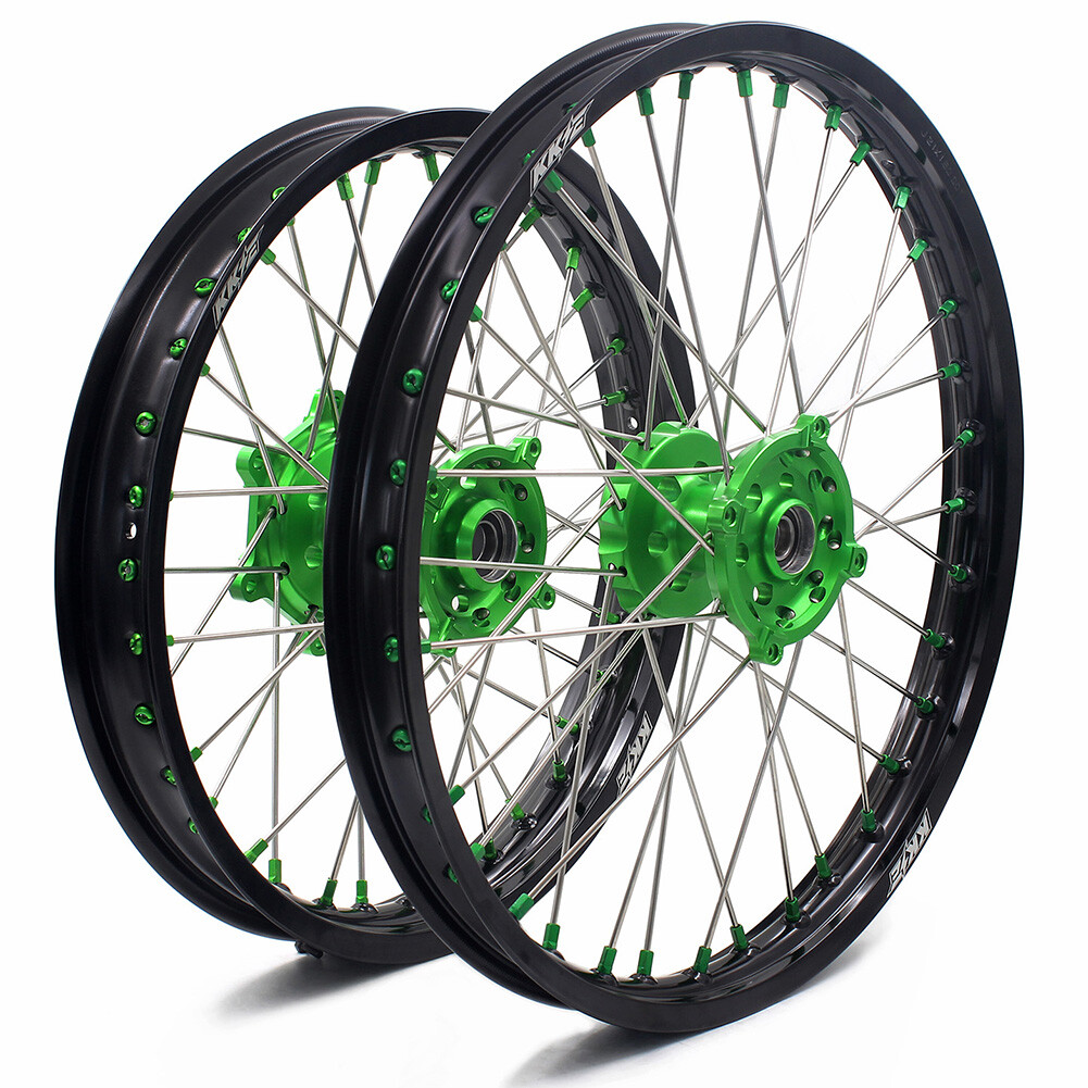 KKE 21/19 MX Wheels Rims for Kawasaki KX250F KX450F 2006-2021 KX450 19-2023 Hubs