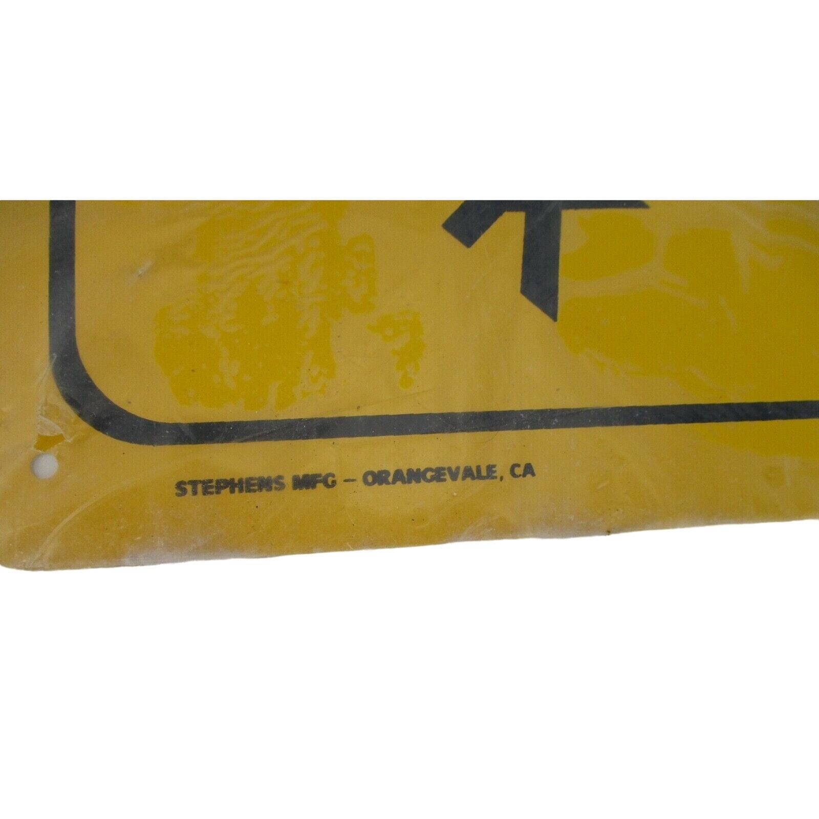 Ride At Your Own Risk Metal Sign by Stephens Mfg 12" x 12" w Pre-drilled Corners