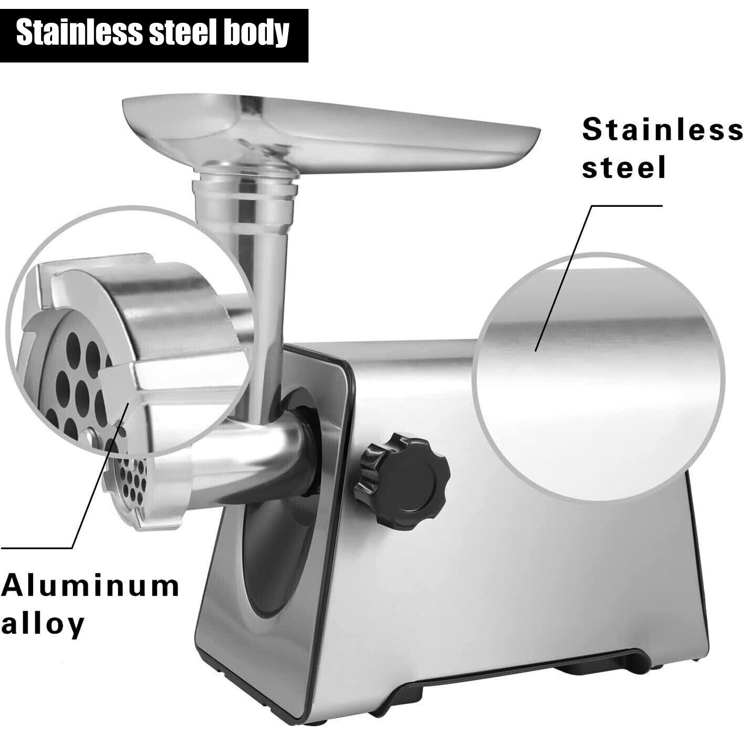 2800W Heavy Duty Commercial Electric Meat Grinder Sausage Maker Mincer Stuffer