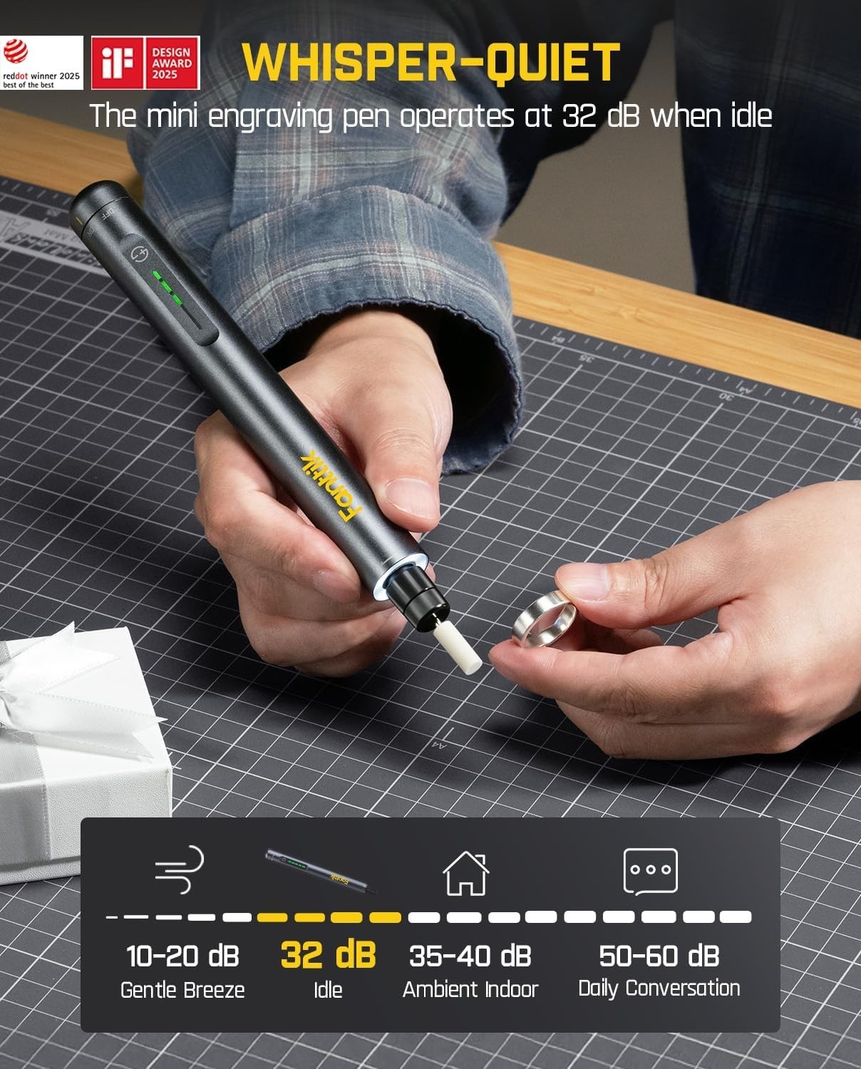 Fanttik F2 Master Mini Cordless Rotary Tool Kit, NeoPulse Motor, 5 Speed, 25000