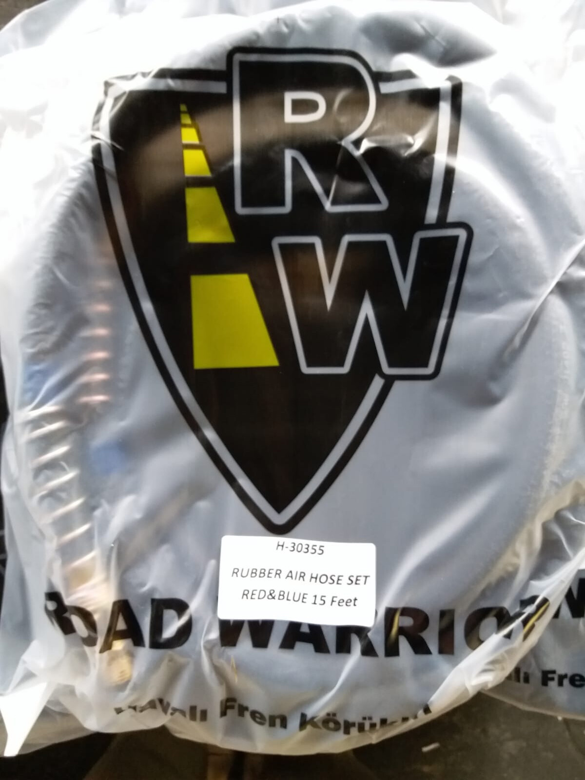 Rubber Air Line Set 15feet w/handles 1/2" Swivel ref:11-8112, 179.3009.15