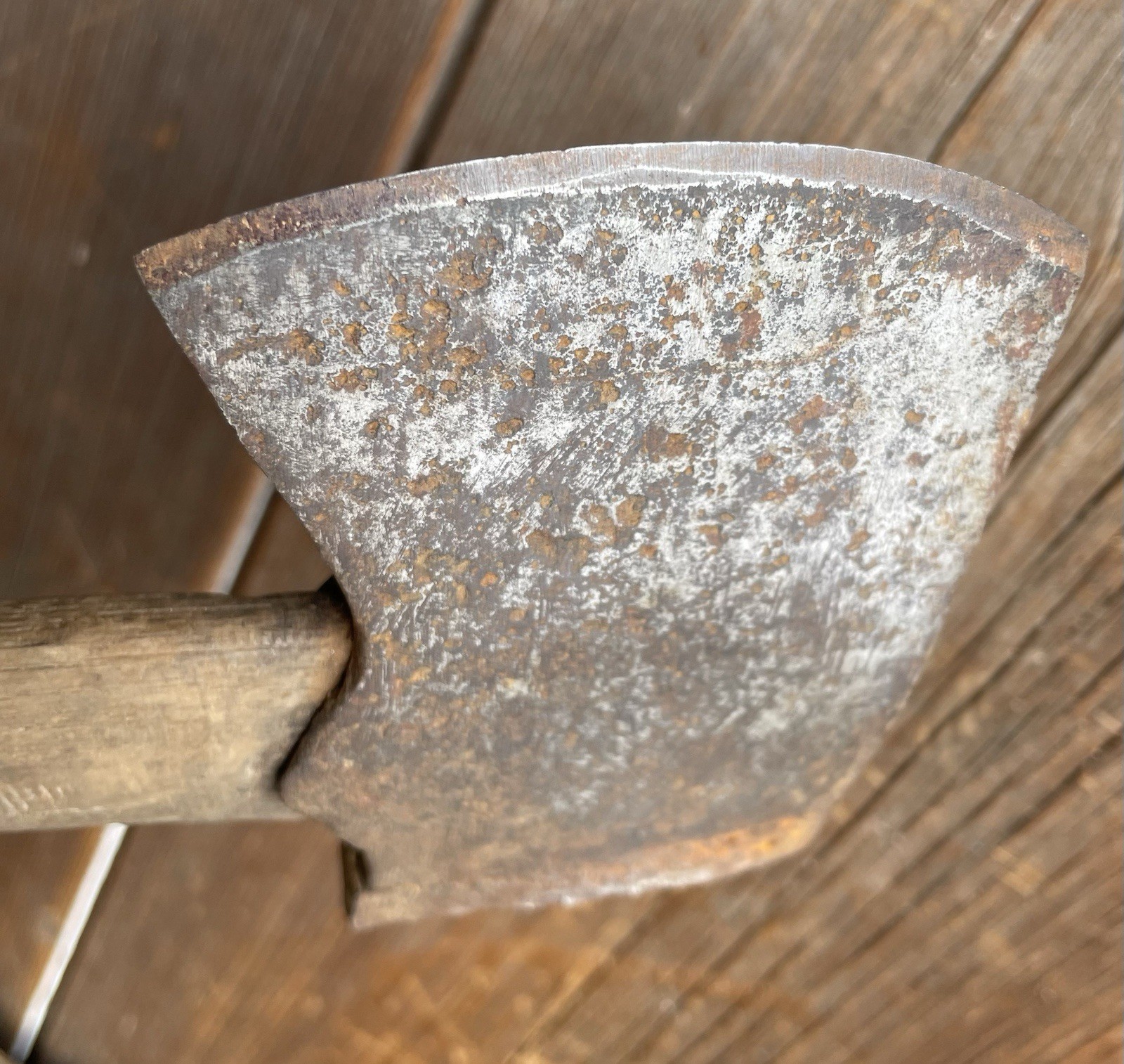 Revolutionary War 18th Century Nice Forged Iron Belt Axe Orig Handle ~ Rare