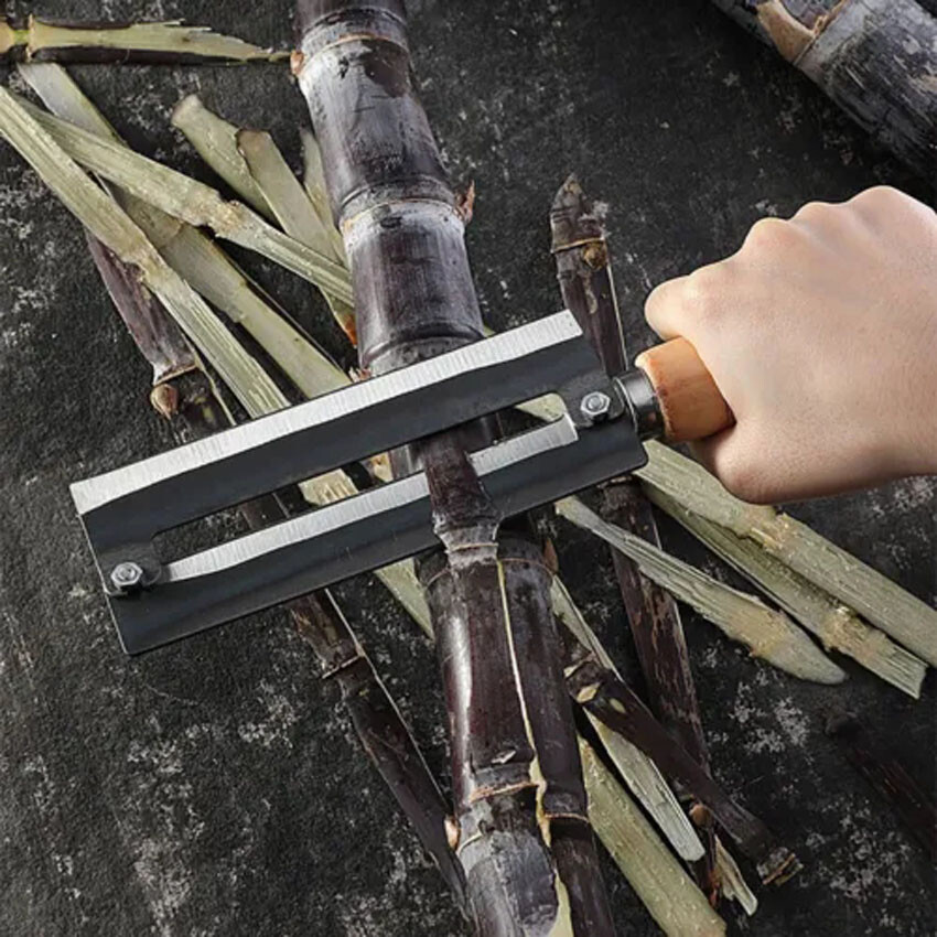 New Sugarcane Peeler Knife -- Double Function, Sharp, Fast, and Easy ! Peel Pro