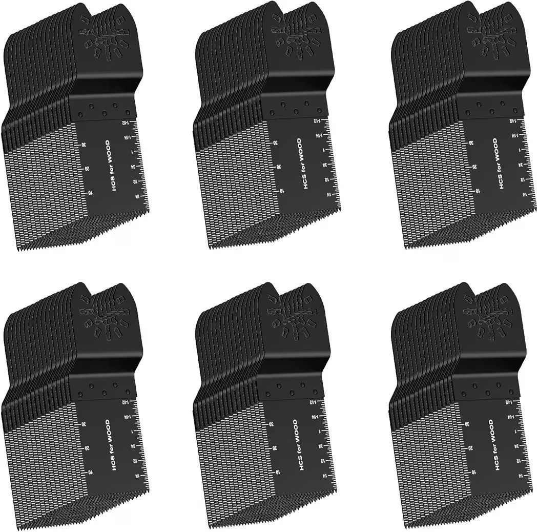 100 Pcs Oscillating Tool Blades, Professional Universal Oscillating Saw Blades