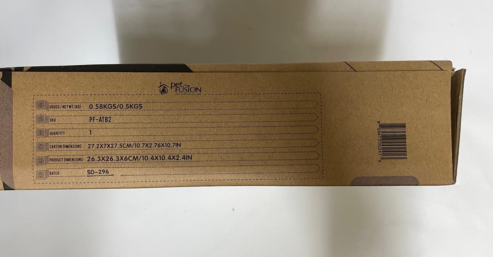 Set 2 dog bowls Pet Fusion Premium Brushed Anti-Tip stainless steal Bowl 32 oz