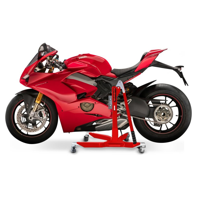Center Paddock Stand Lift CS Power Ducati Panigale V4/ S 18-24 red
